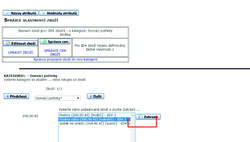 sprava vlastnosti zbozi vyber